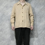 design linen coverall beige