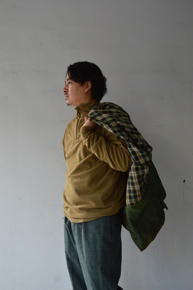 PCS (Personal Clothing System) BRITISH ARMY Dead Stock "COMBAT UNDER SH FLEECE PCS" イギリス軍 デッドストック フリースサーマルシャツ ハーフジップ