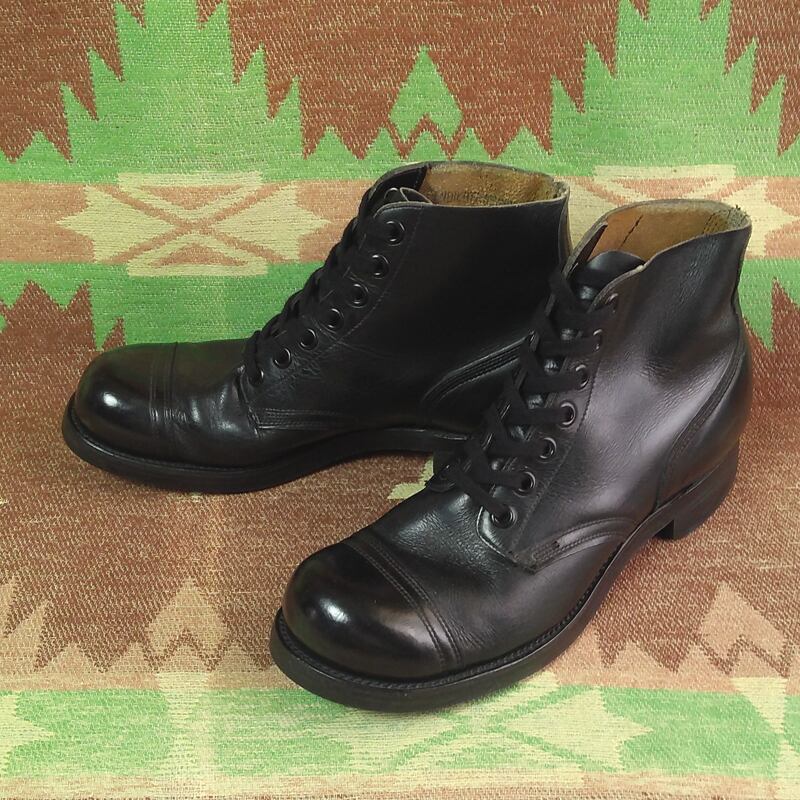 60s U.S.Military Cap-Toe Combat Boots （9 1/2） | Wonder Wear ...