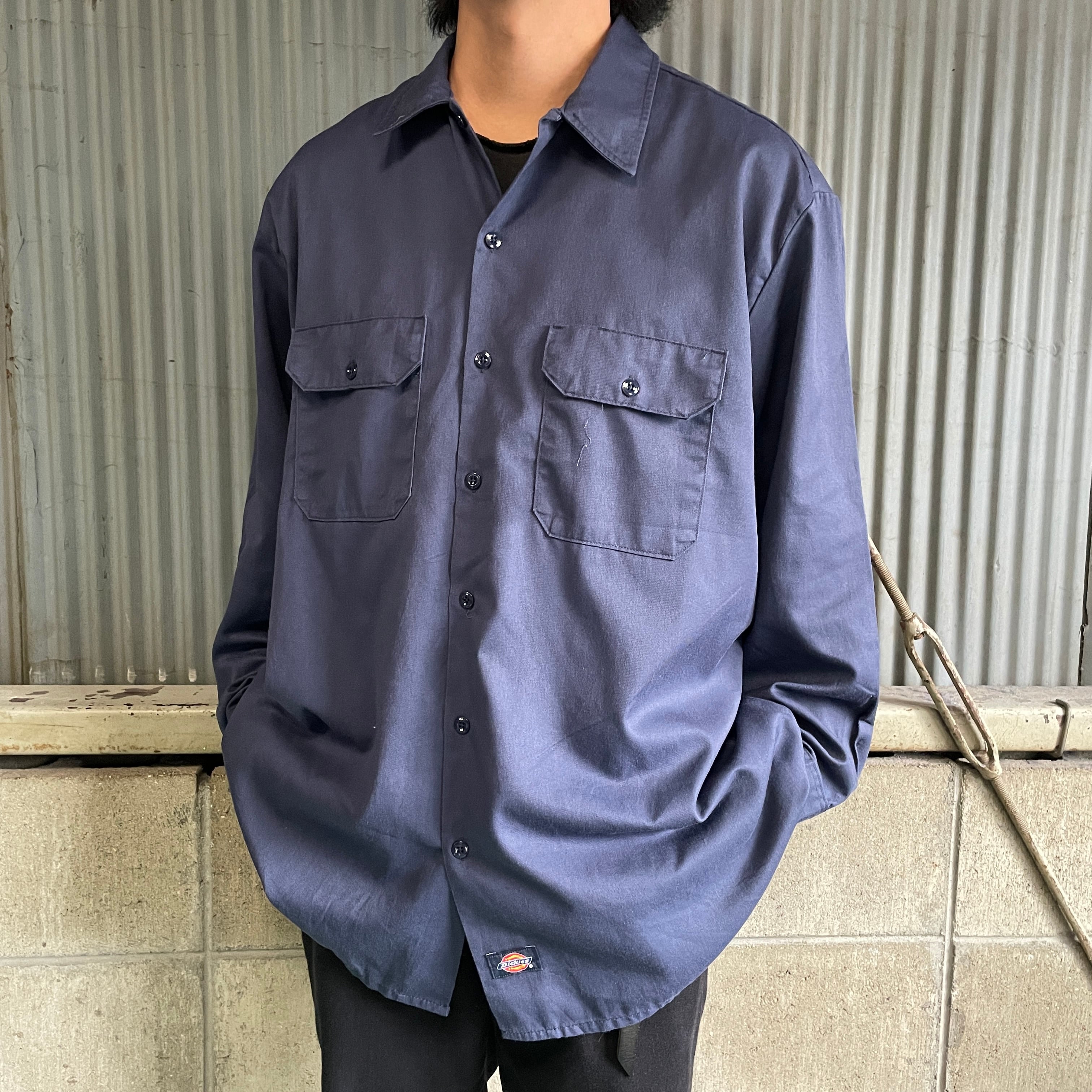 80’s Dickies ワークシャツ