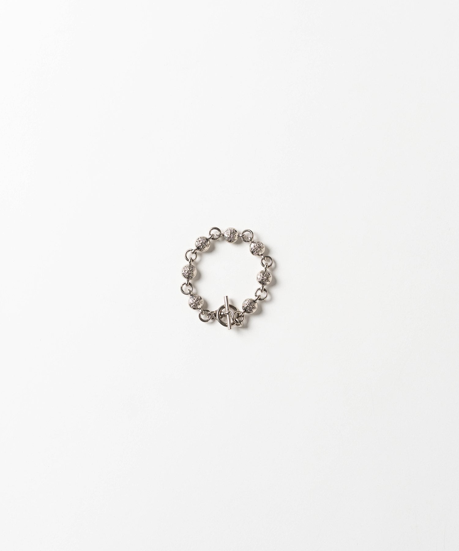 KAMIYA | “KAMIYA” Ballchain Bracelet | SILVER | HOWDAY