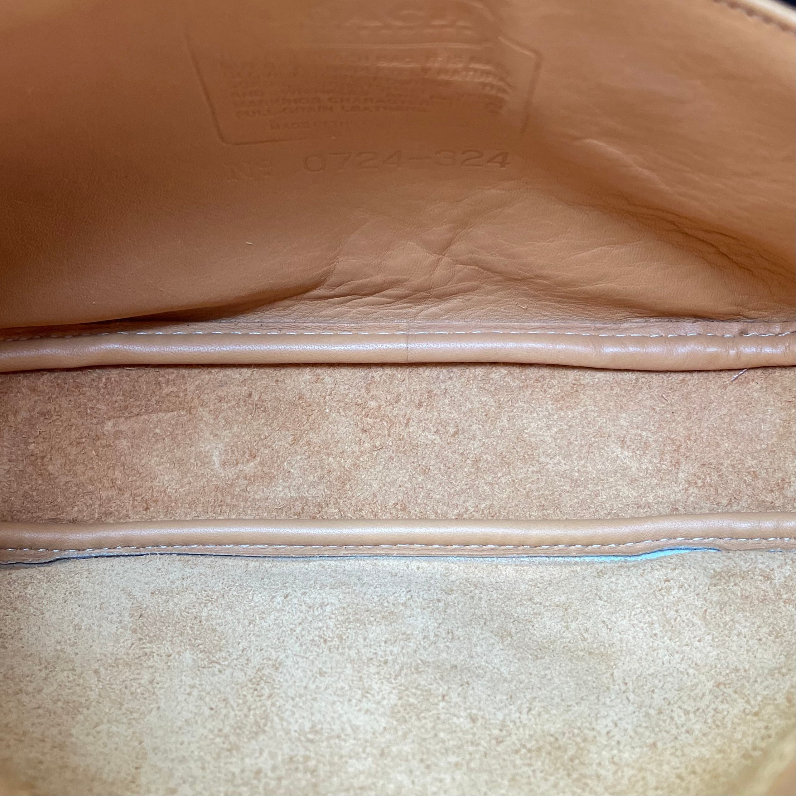 VERY RARE COLOR VINTAGE COACH (OLD COACH オールドコーチ) CAFE BAG