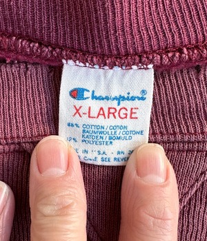 -Champion- Vintage 80s XL College Sweat 〈BOSTON COLLEGE〉