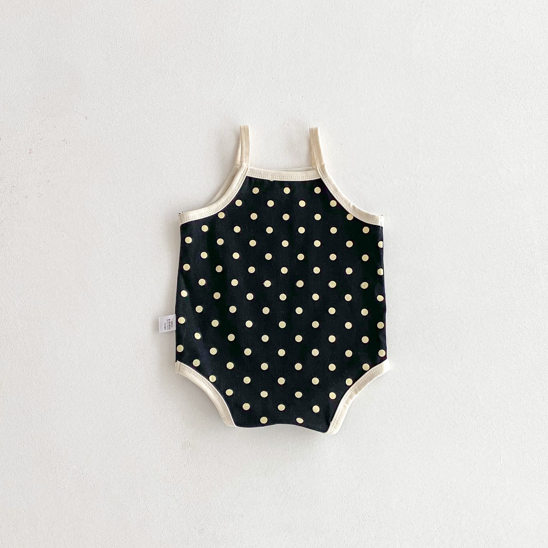 リボンドットキャミロンパース