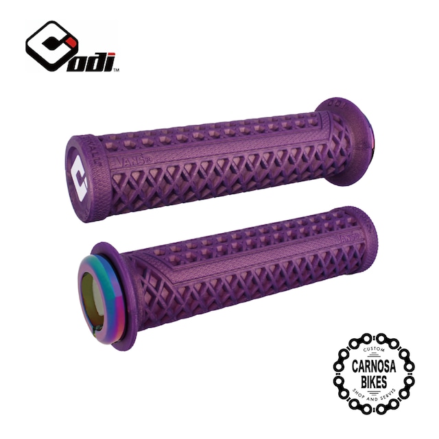 【ODI】VANS V2.1 LOCK-ON GRIP [ヴァンズ V2.1 ロックオン グリップ] Iridescent Purple/ Oil Slick