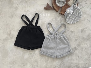 即納)  75-100  | Via Pintuck Suspender Pants | OREN