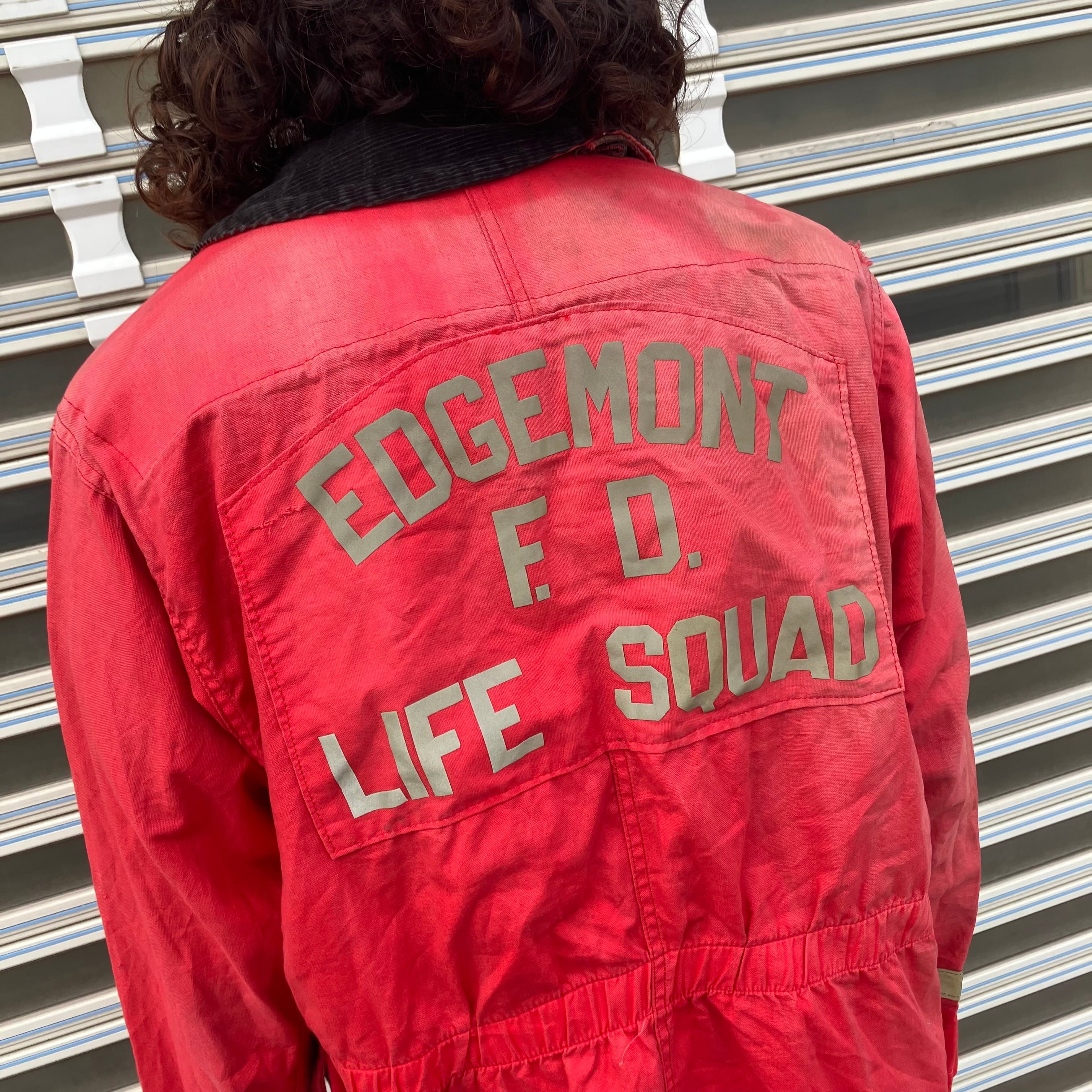 雰囲気抜群 60s アメリカ消防隊 実物 EDGEMONT F.D. LIFE SQUAD