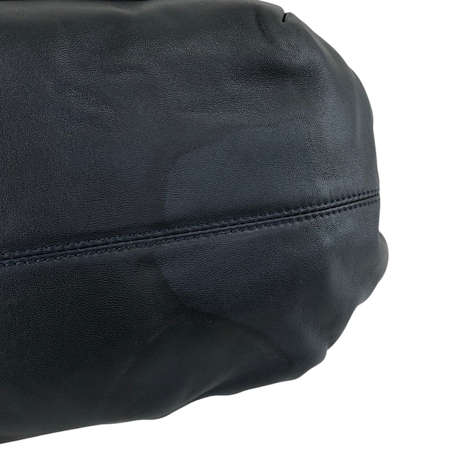 LOEWE ロエベ ショルダーバッグ ネイビー ロゴ ナッパレザー vintage ヴィンテージ オールド k4pn8w
