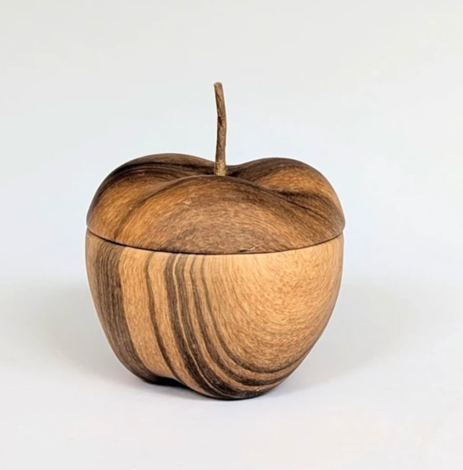ナンバーミーTOKYO"WOOD GRAIN CERAMIC JAR "Apple