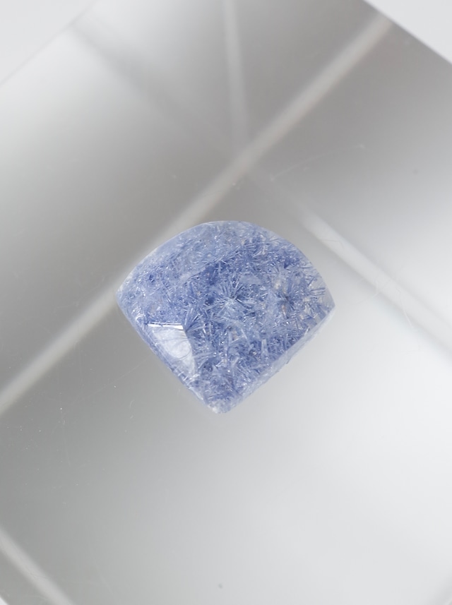 Dumortierite in Quartz - a027