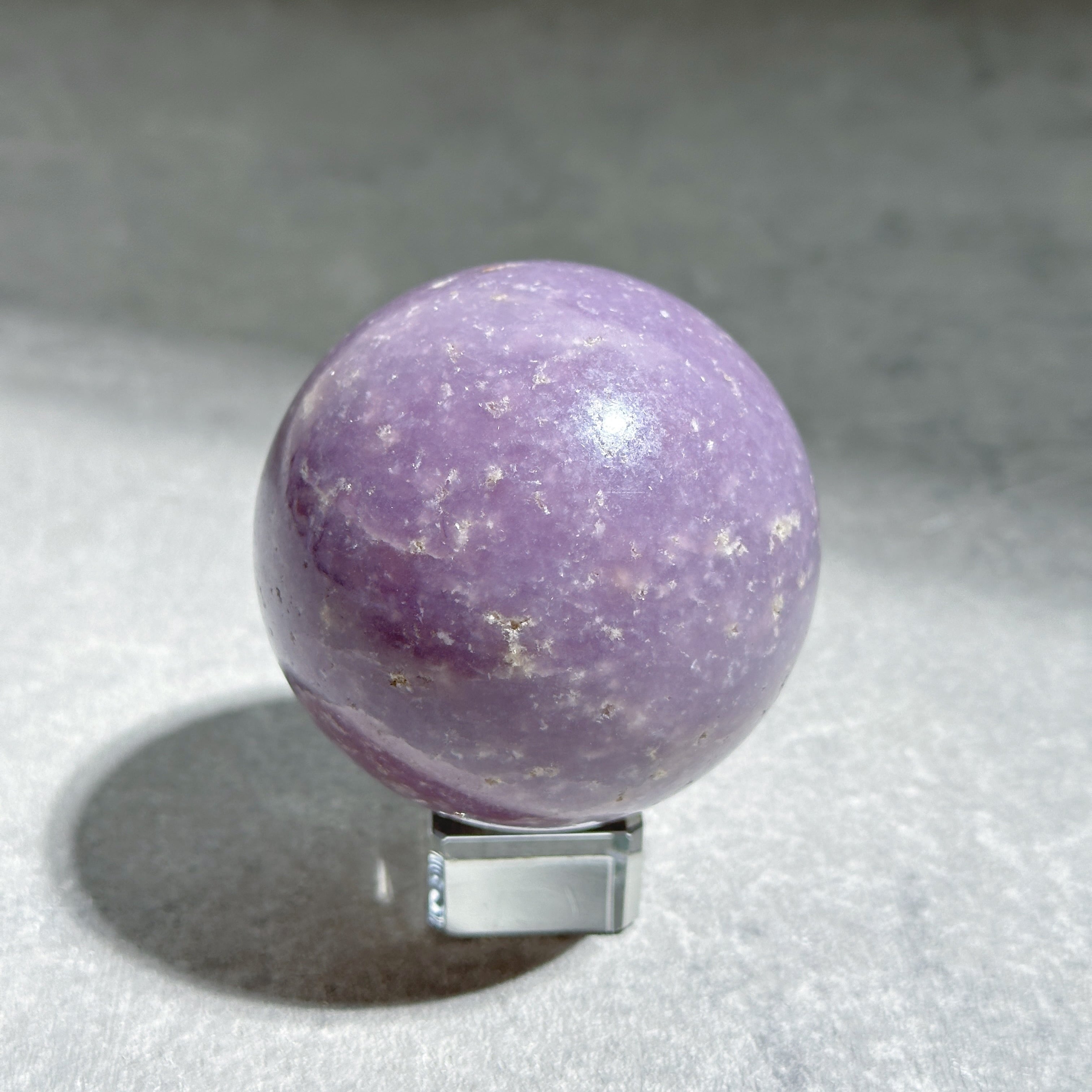 レピドライト スフィア12◇Lepidolite◇天然石・鉱物・パワーストーン
