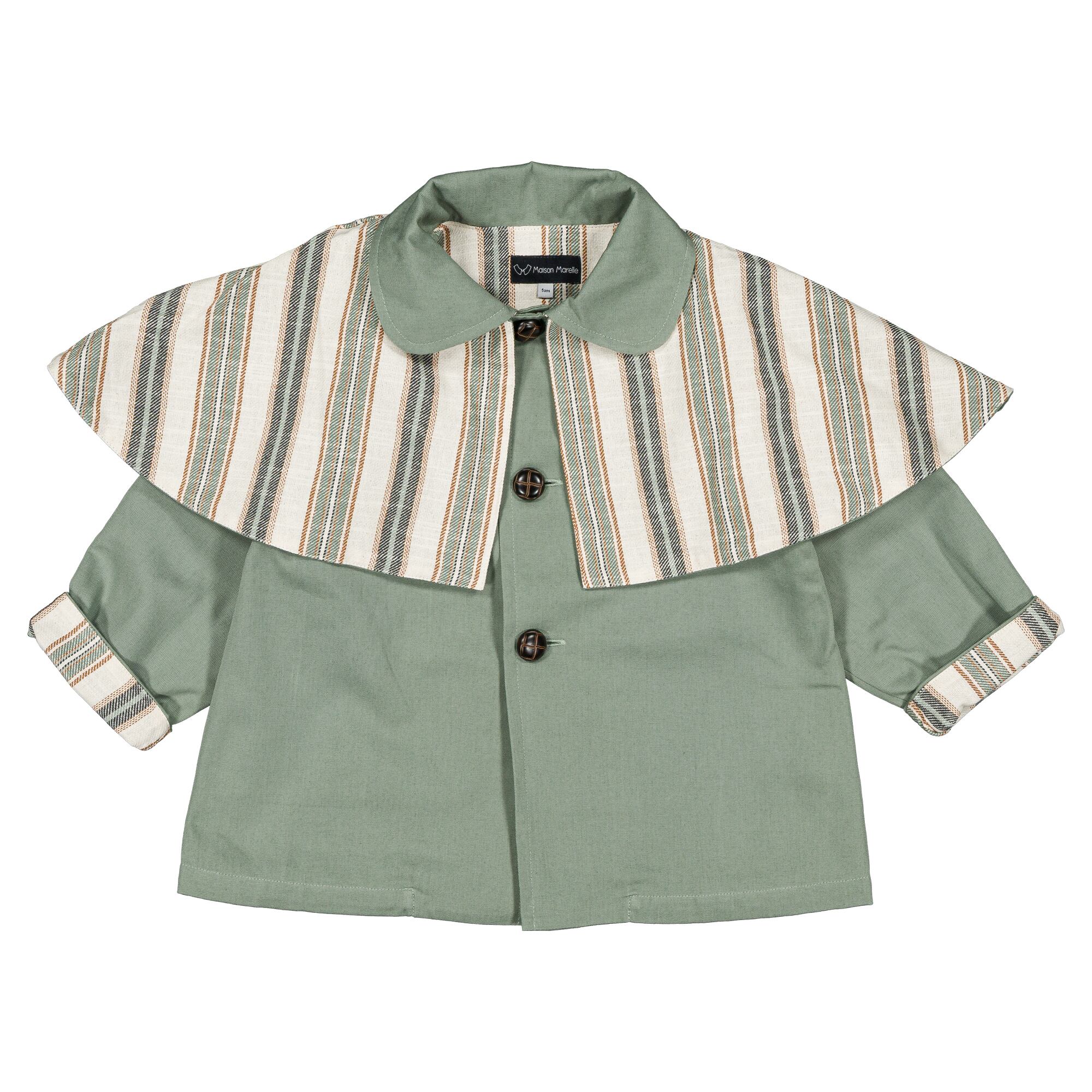 【MaisonMarelle】送料無料jacket SHERLOCK- celadon green
