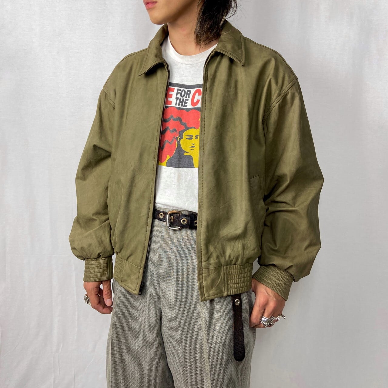 90年代 Timberland ティンバーランド ヌバックレザーブルゾン スポーツ  