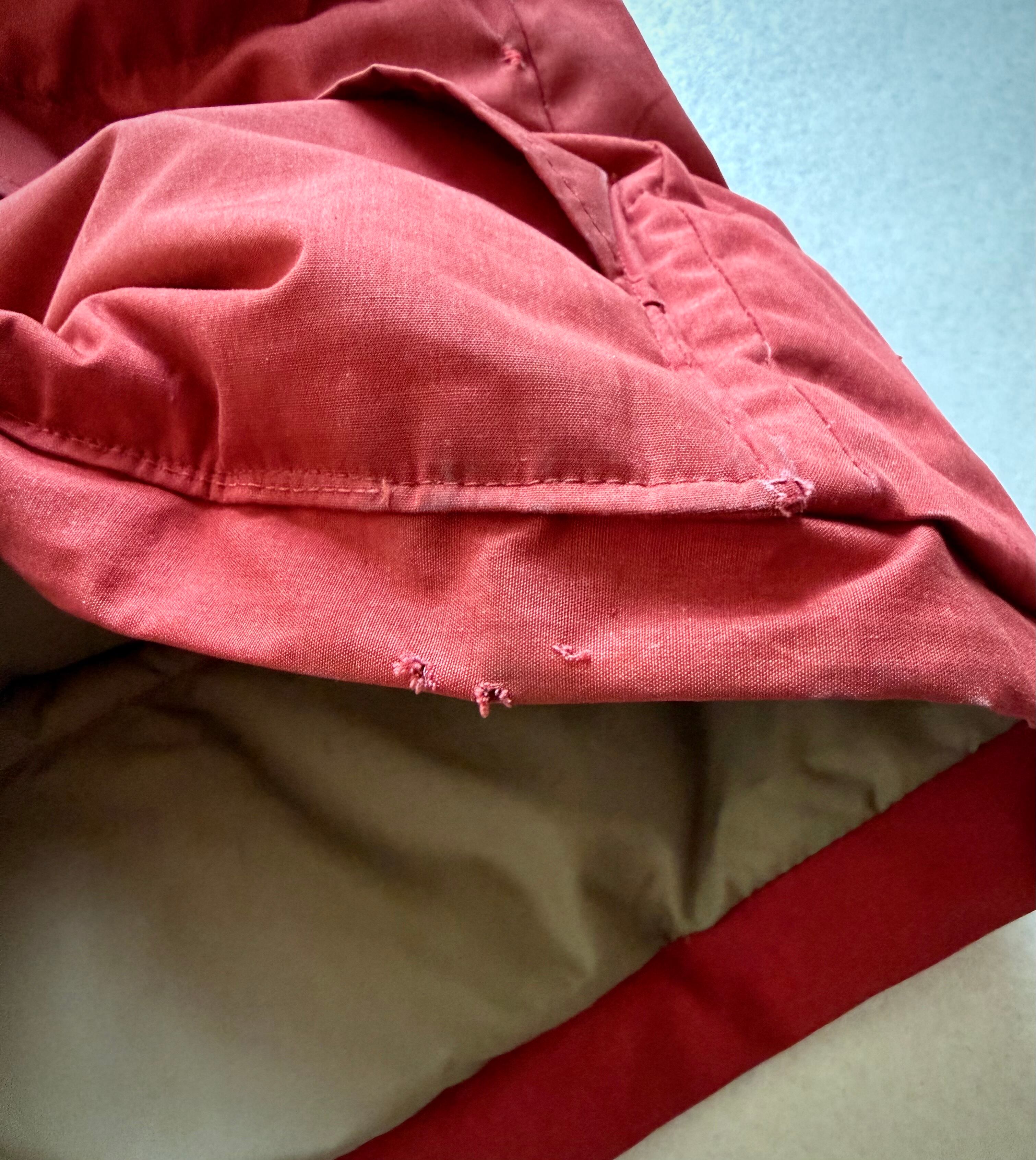 70s “ HOLUBAR ” DOWN VEST BRICK RED OLD VINTAGE 1970s ホルバー