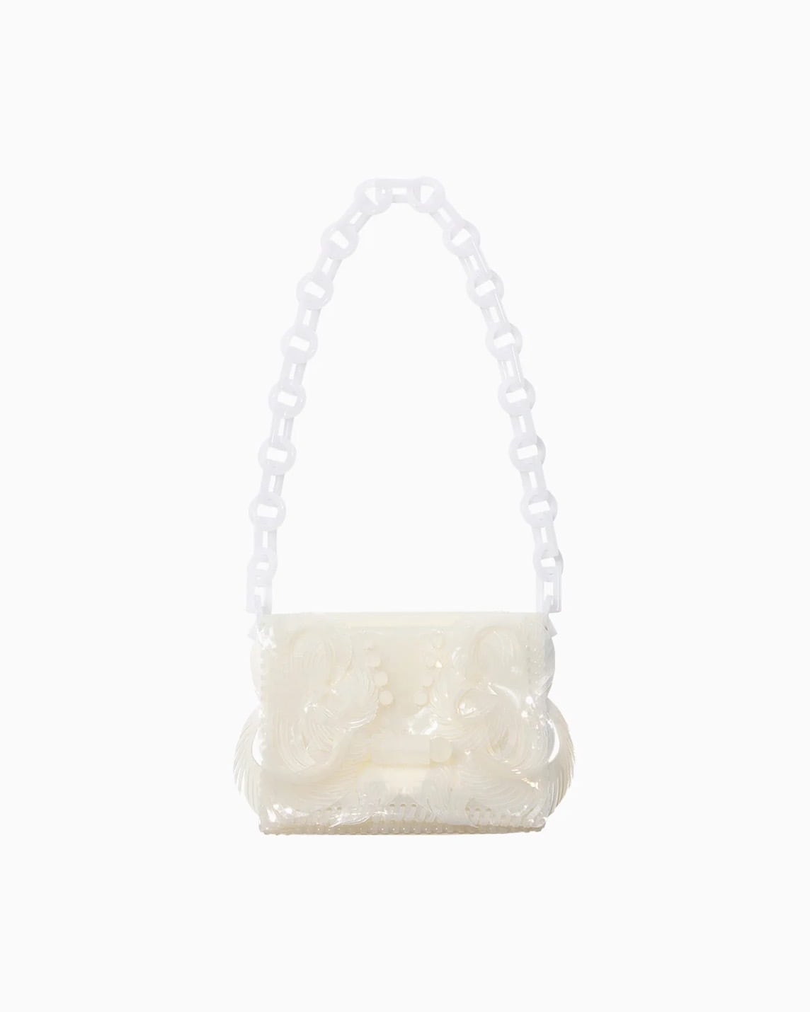 Mame Kurogouchi】Transparent Sculptural Mini Chain Bag