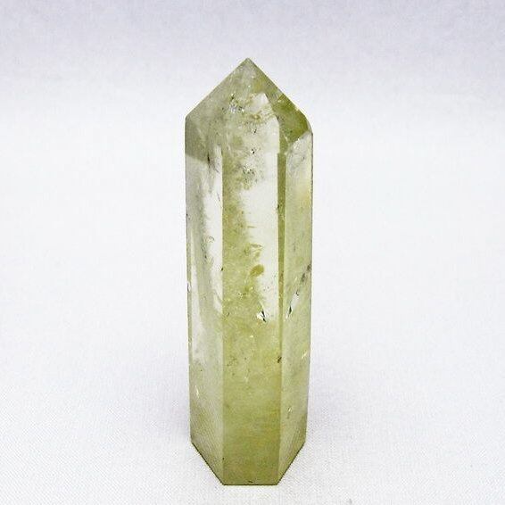 シトリンクォーツ 六角柱 シトリン ポイント 置物 一点物 142-10479