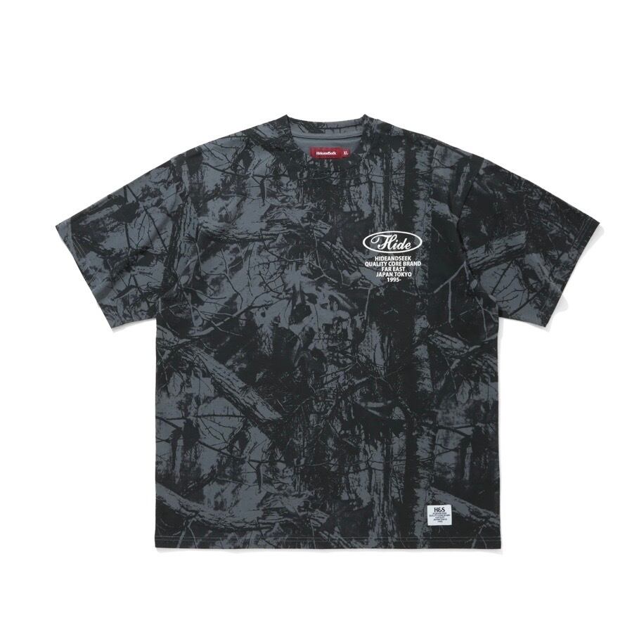 HideandSeek Border S/S Tee(26ss) GRY×Green | Blackies