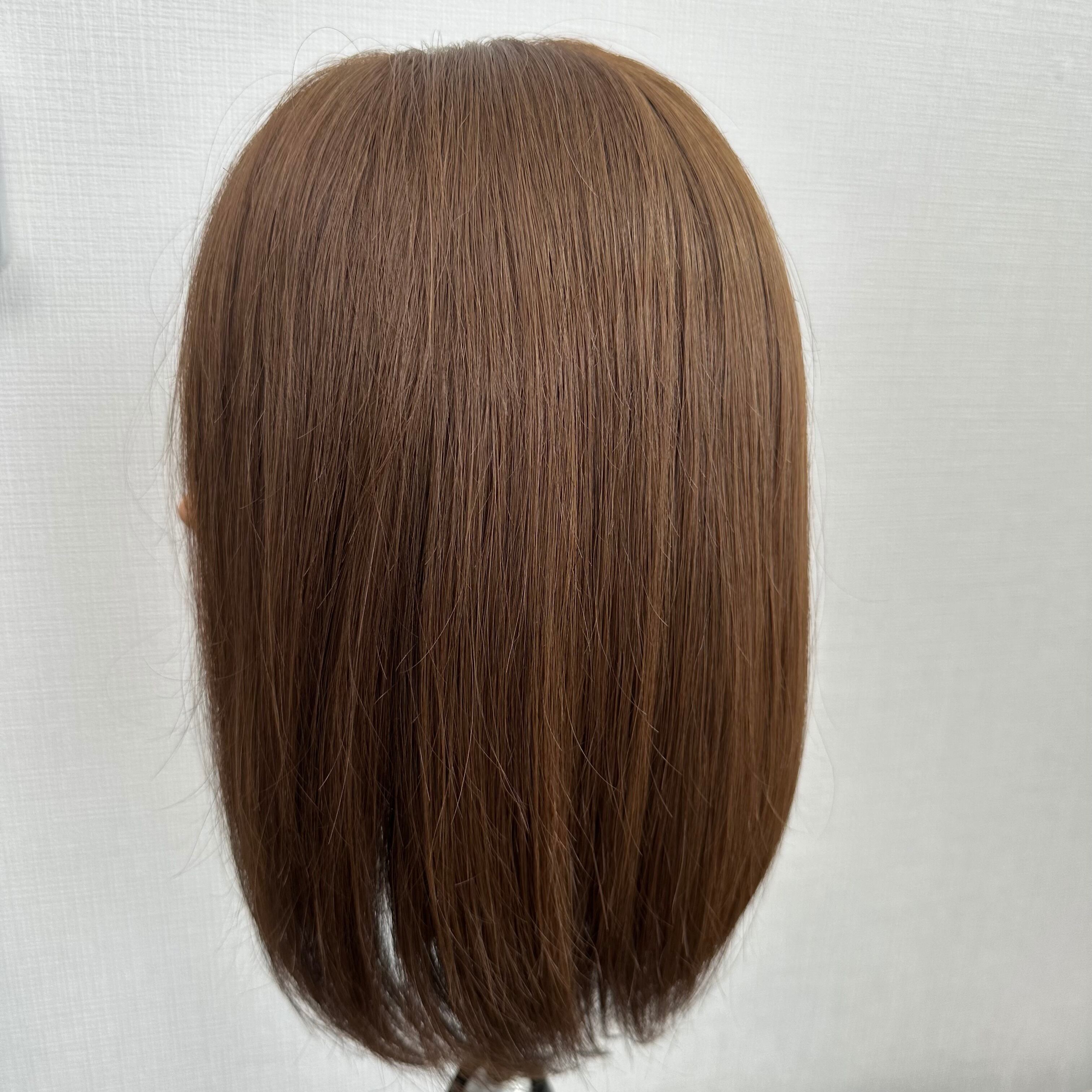 新品　人毛　セットレス　ウィッグ　分け目付き　６０㎝　スーパーロング　Ｍサイズ 新品 人毛 セットレス ウィッグ 分け目付き 60㎝ スーパー