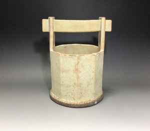 彩色花器　手桶写し