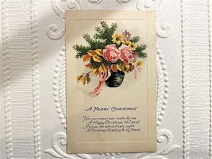 【GPG024】【Christmas】antique card /display goods