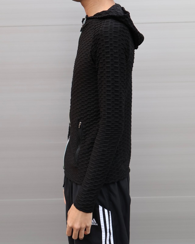 3D design zip hoodie