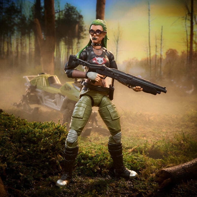 GI JOE 迷彩柄 Hasbro Exclusives G.I. Joe Classified Series 194 Zanya and
