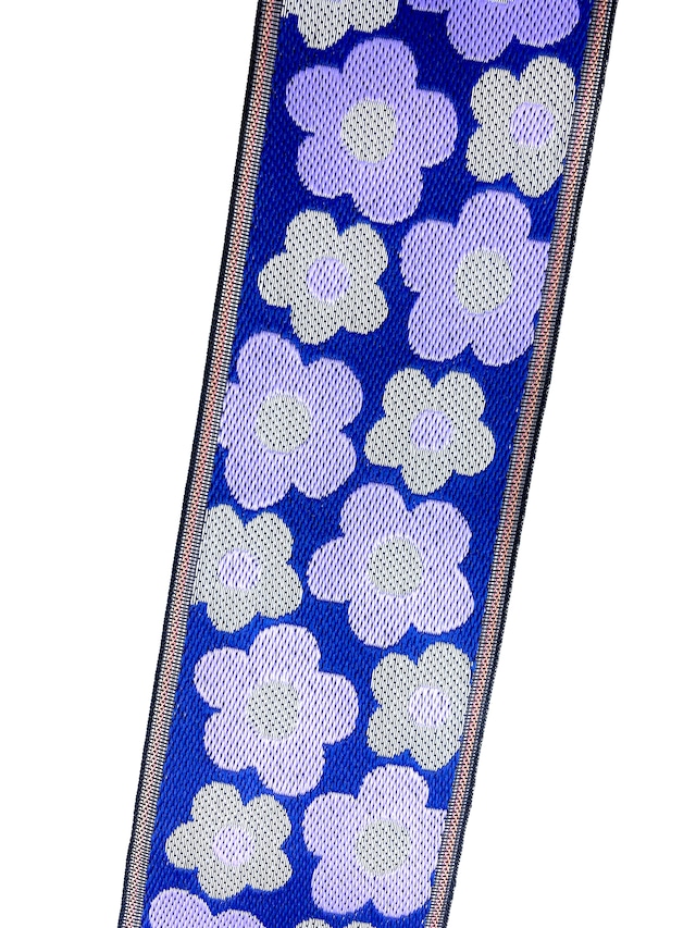 畳縁（たたみへり）【花模様　紫】　【４m】