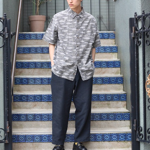 USA VINTAGE PURITAN HALF SLEEVE FISH PATTERNED SHIRT/アメリカ古着半袖魚柄シャツ