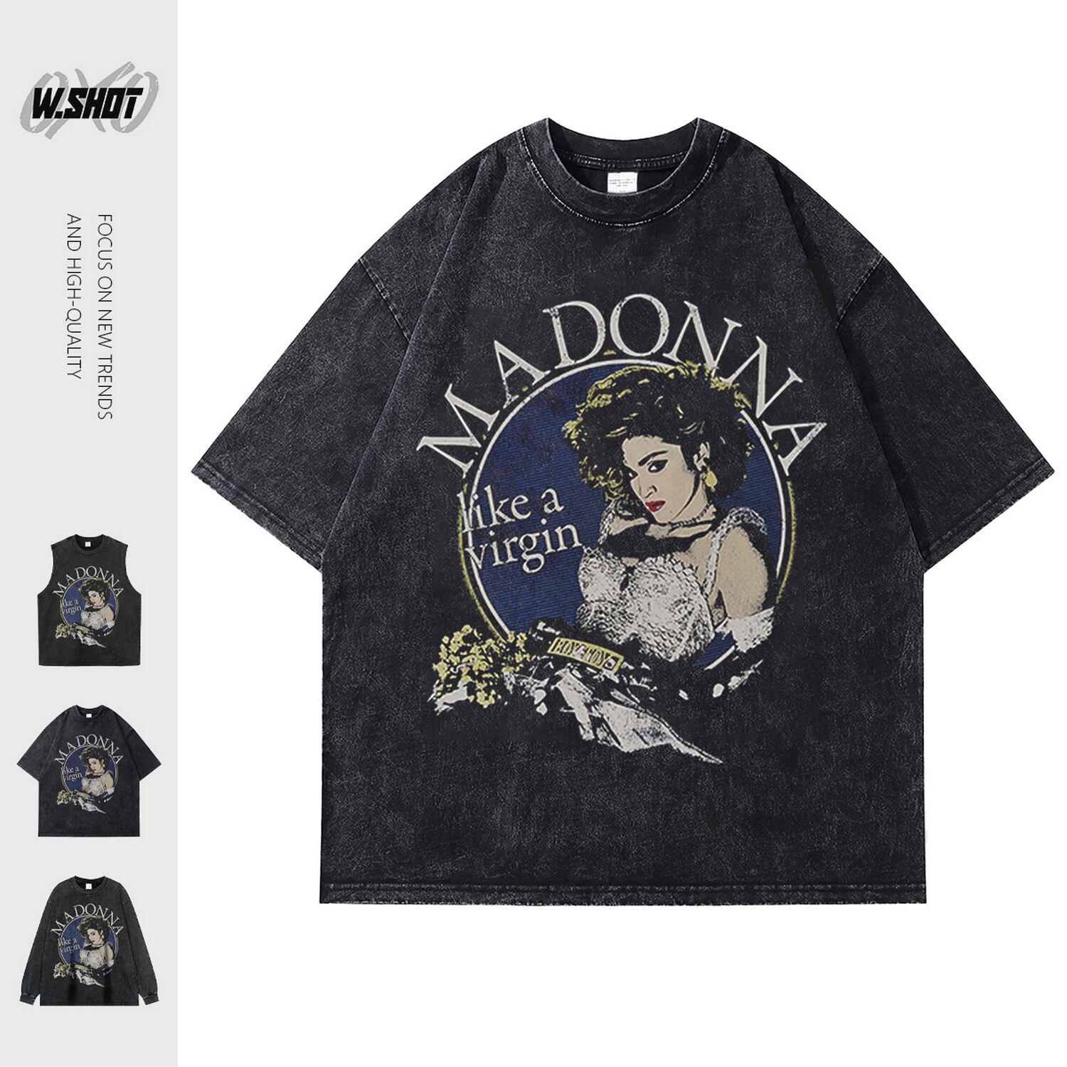 VINTAGE ストリート Madonna Tシャツ T1018 | wshot 