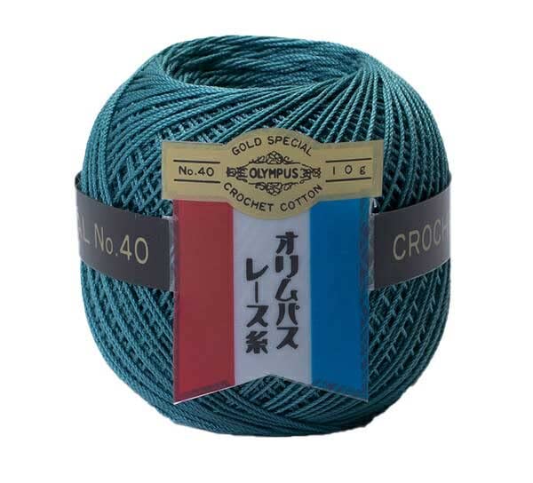 【特価処分】レース糸 『オリムパスレース糸 金票 #40番 10g (単色) 342番色』 Olympus オリムパス