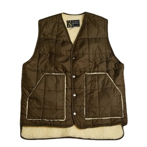 USED 70s Columbia Quilt vest -Large 03223