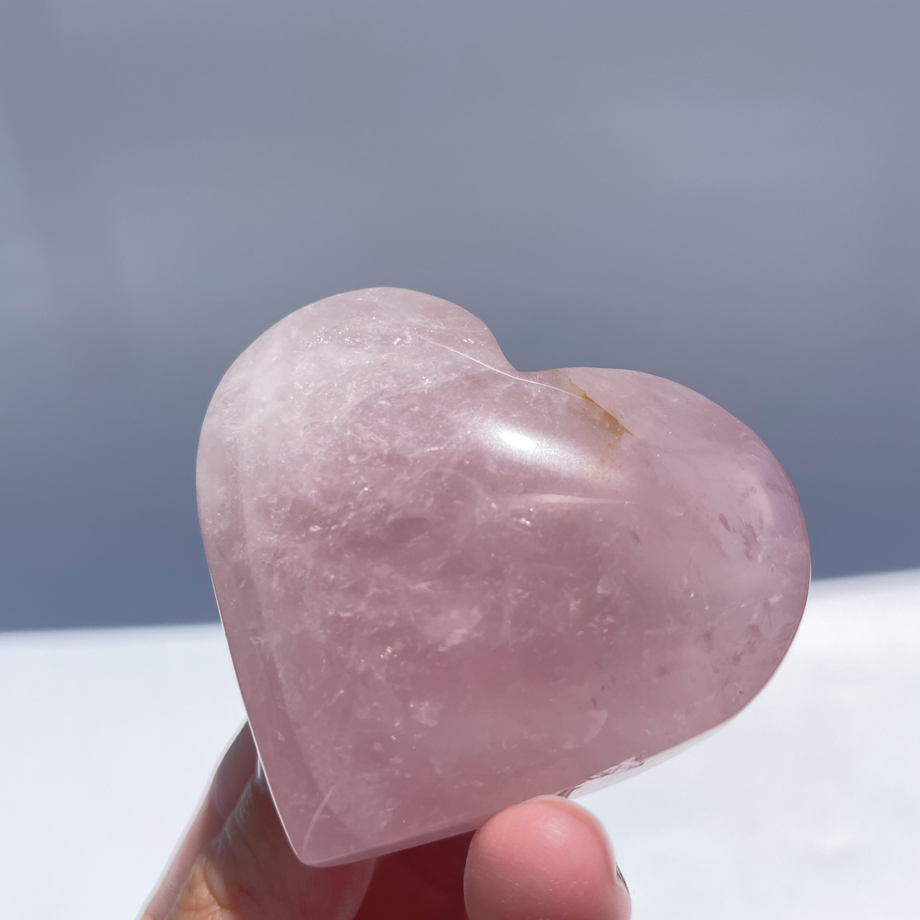マダガスカル産ローズクォーツ ハート型82◇ Rose Quartz ◇天然石