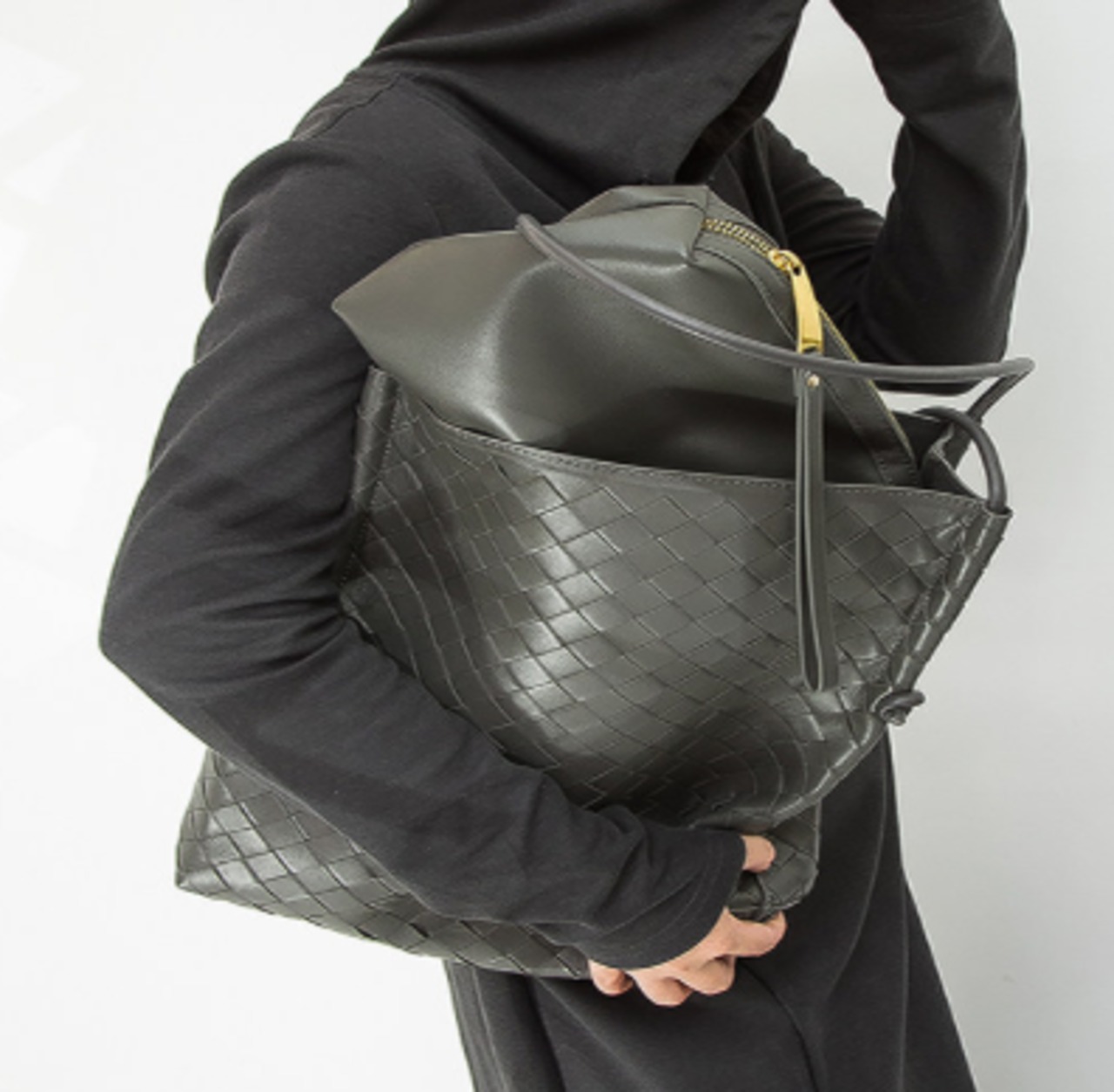 編み込みバッグ トートバッグ