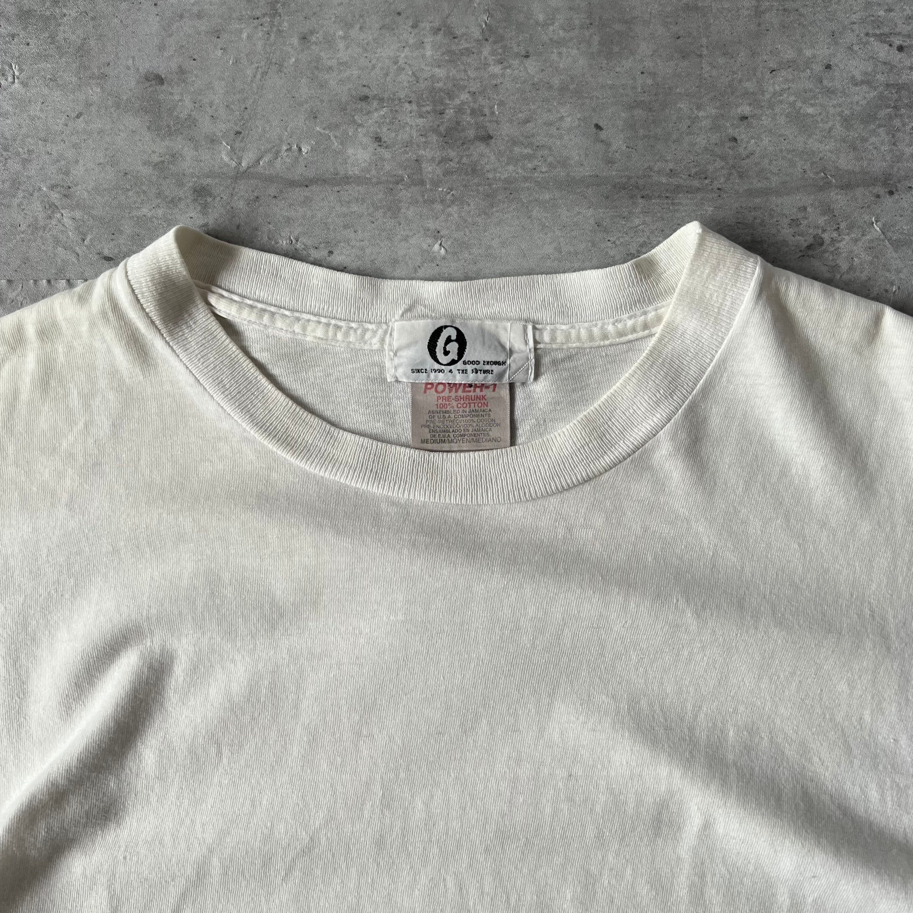 90s 初期 “good enough” GE logo T-shirt 90年代 グッドイナフ ロゴ t