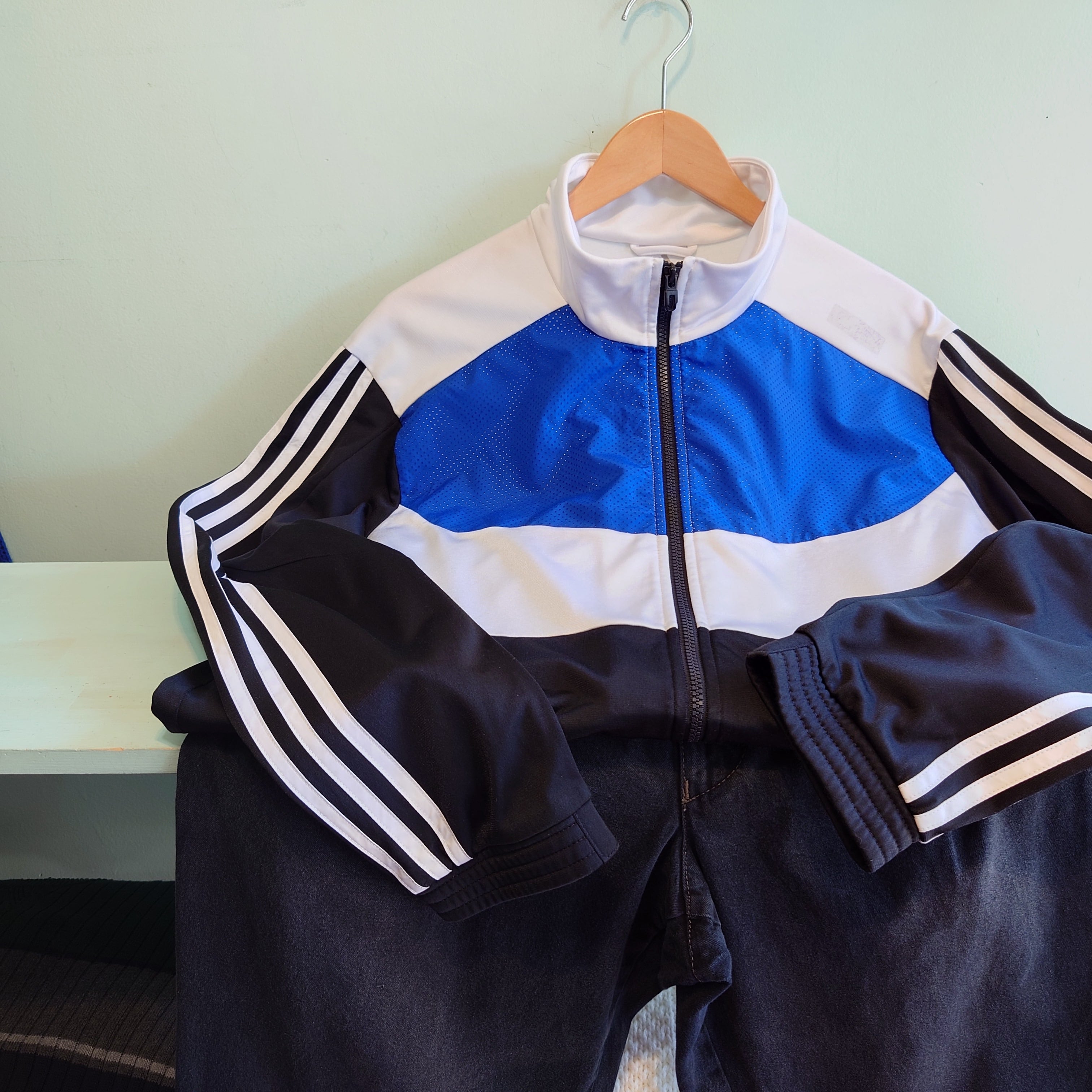 トラックジャケット Lサイズ マルチカラー希少 TRACK JACKET (トラック