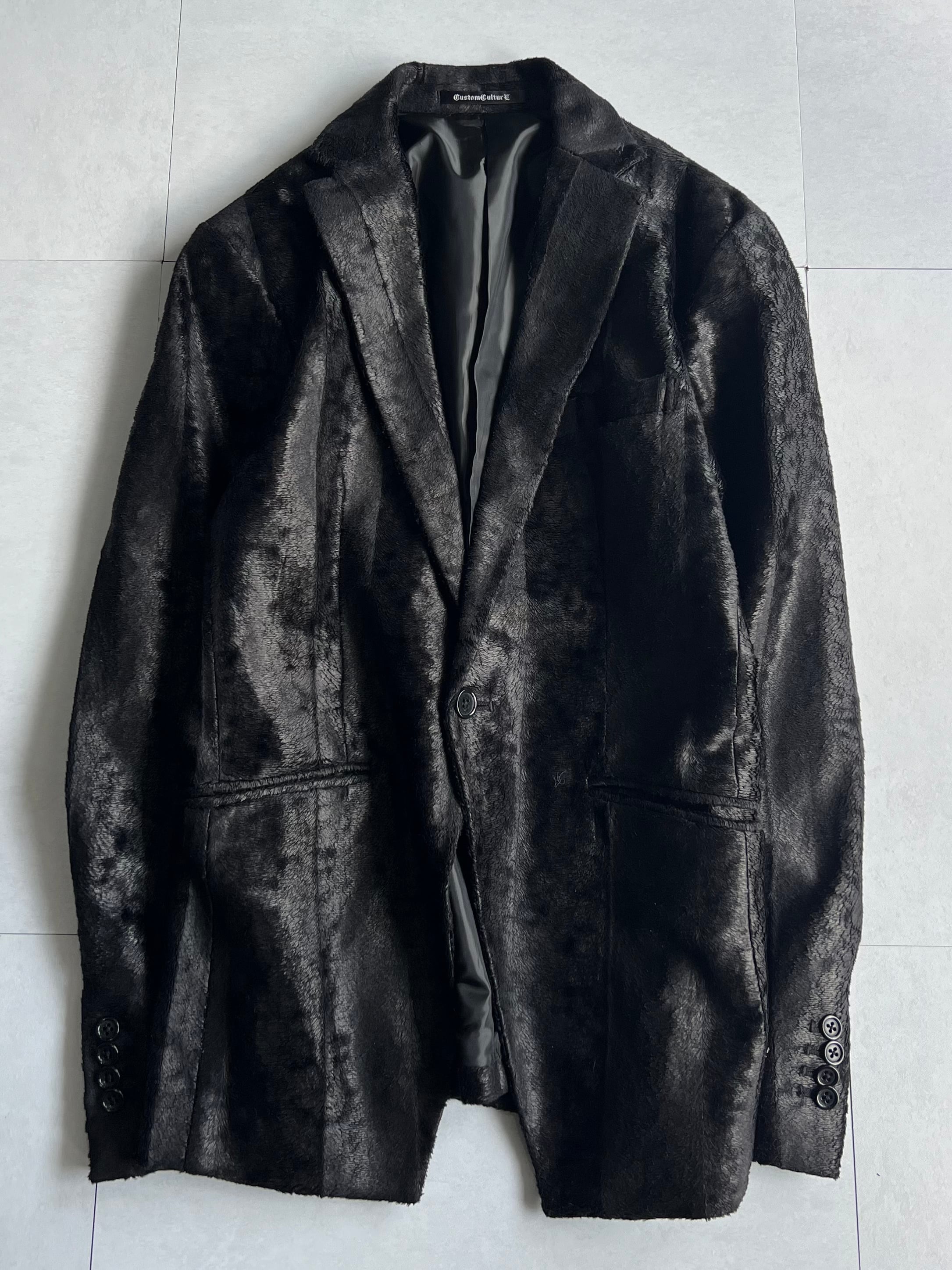 "CUSTOM CULTURE" Feather Black Jacket
