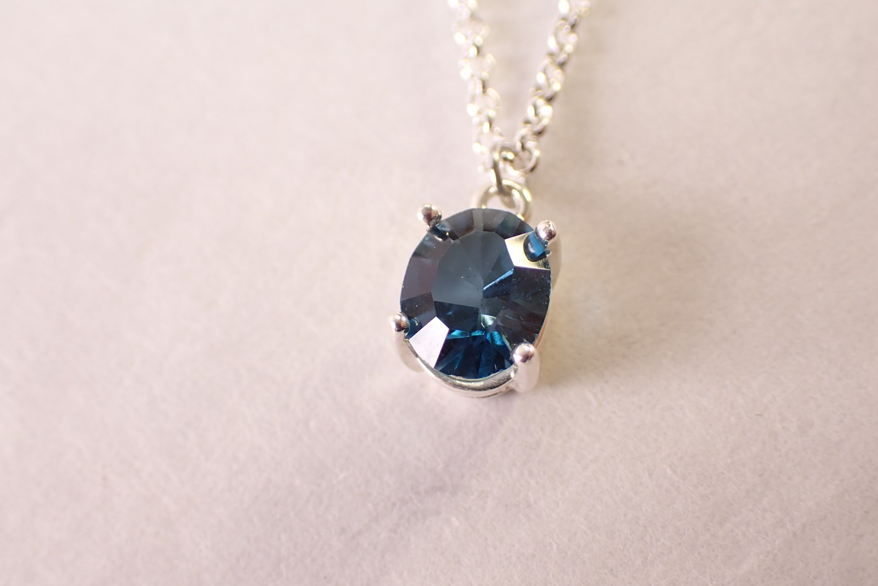 ブルートパーズネックレス　2.18ct [D12‐116]