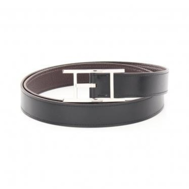 - HERMES -  Noir Reversible Belt カンタン アピ3 