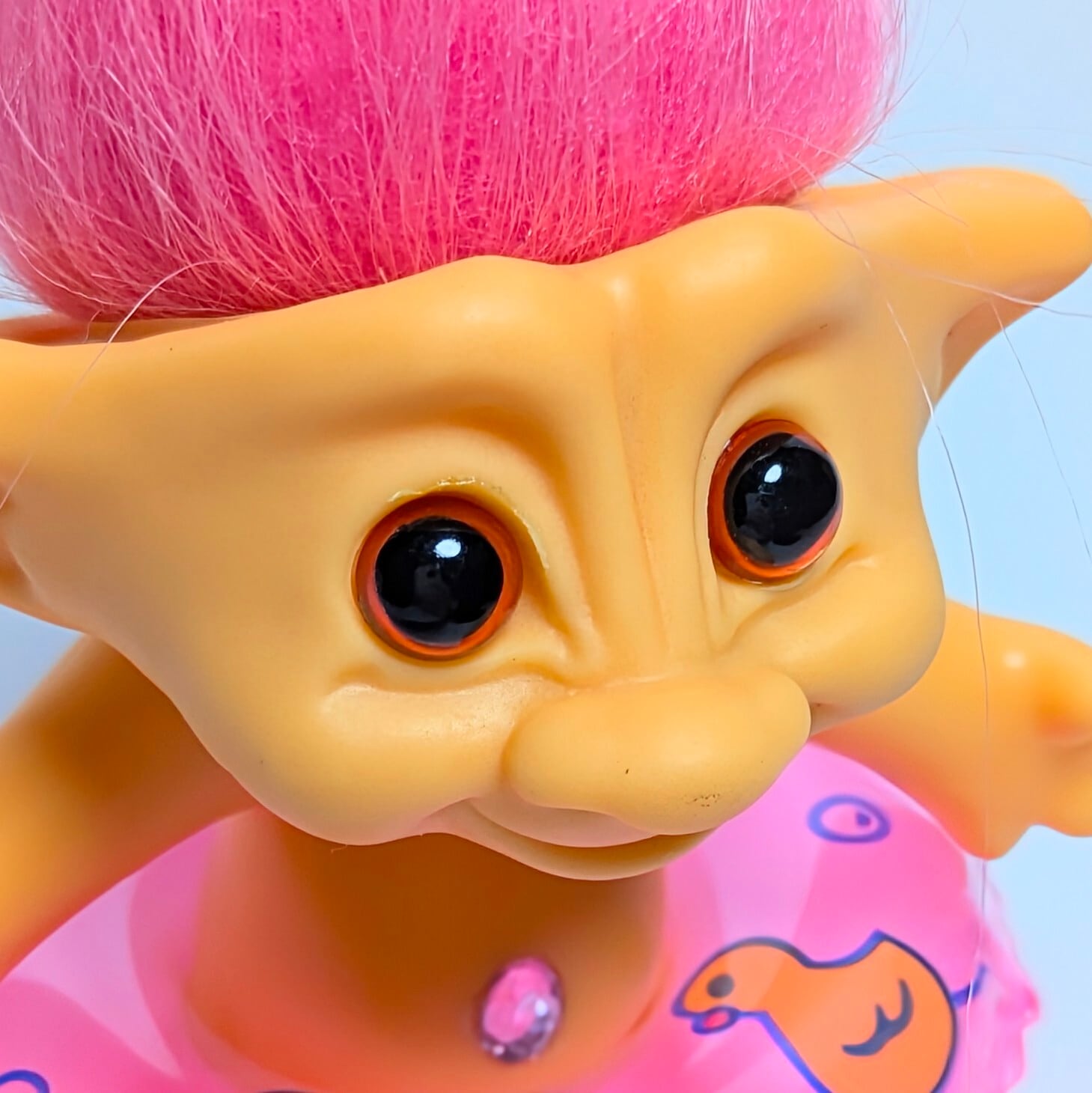 【 TROLL ( トロール ・ トロル ) 】 浮輪付きPVCフィギュア 〚アメリカン雑貨 アメトイ〛