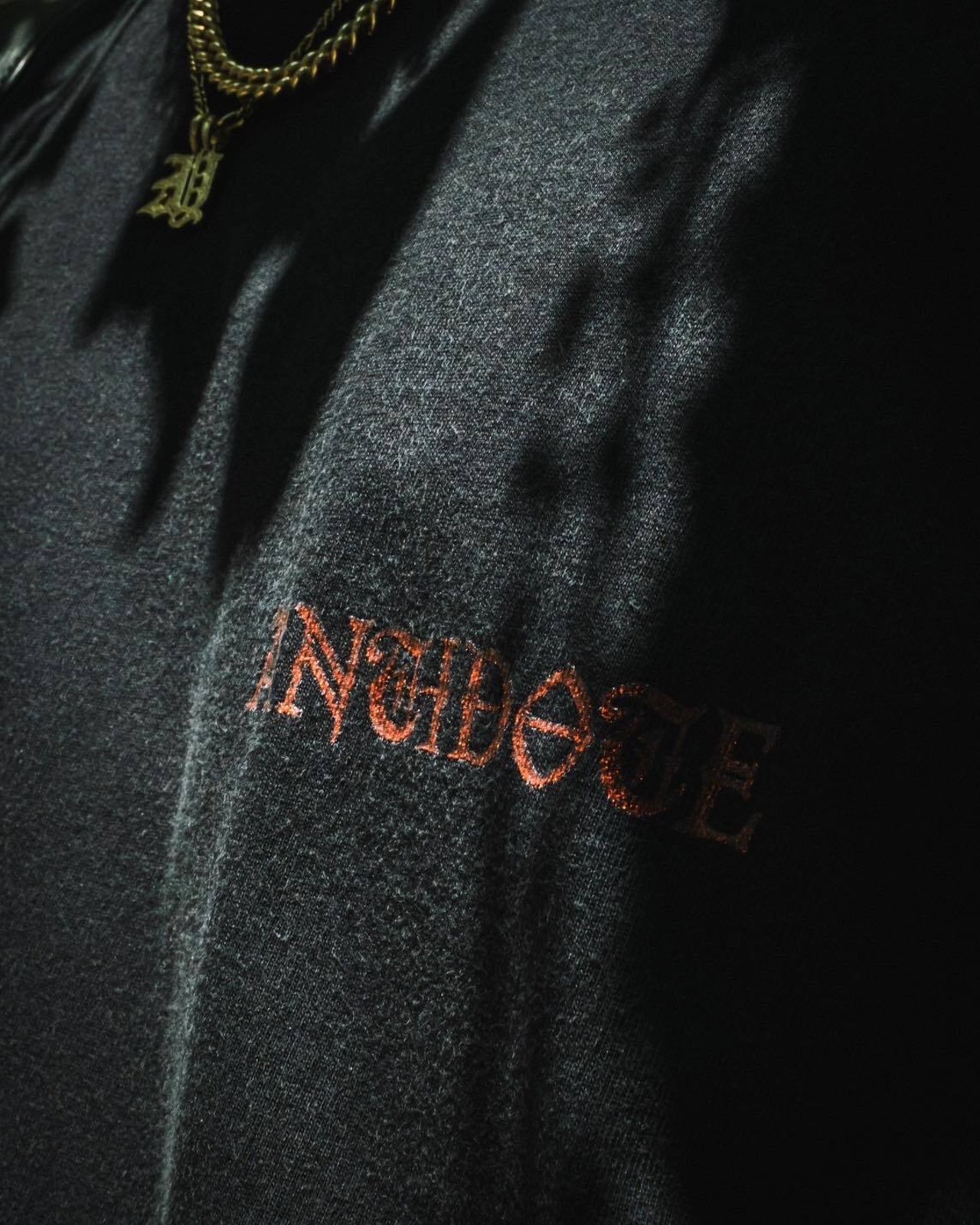 Fade Wash S/S Tee "Glitter Print"