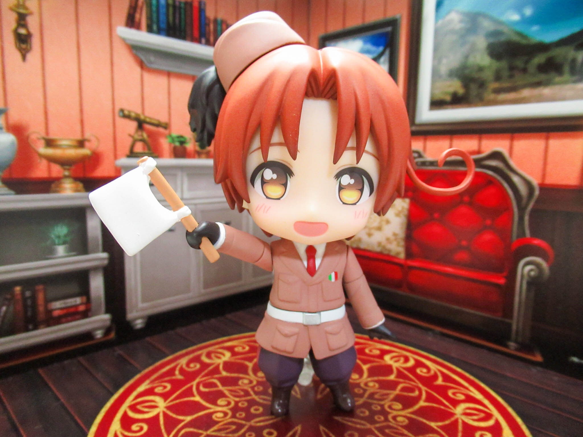 再入荷【1219】 イタリア 小物パーツ 白旗とフォークとボロネーゼ