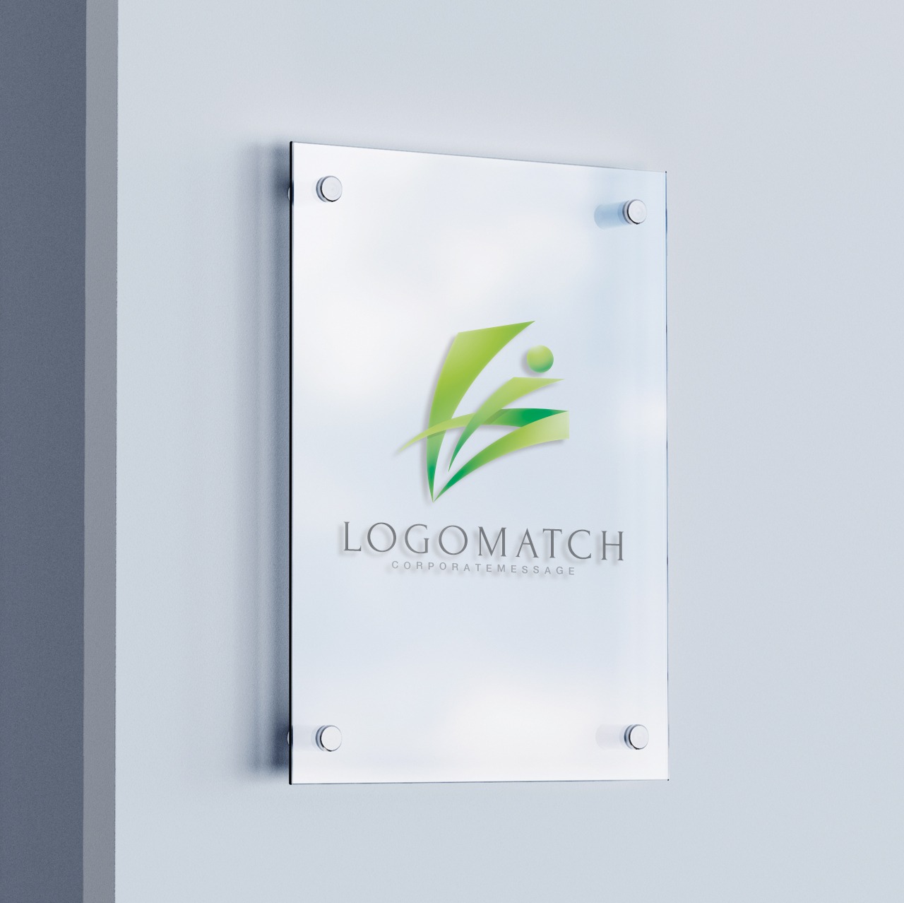 ダイナミックな成長のロゴ