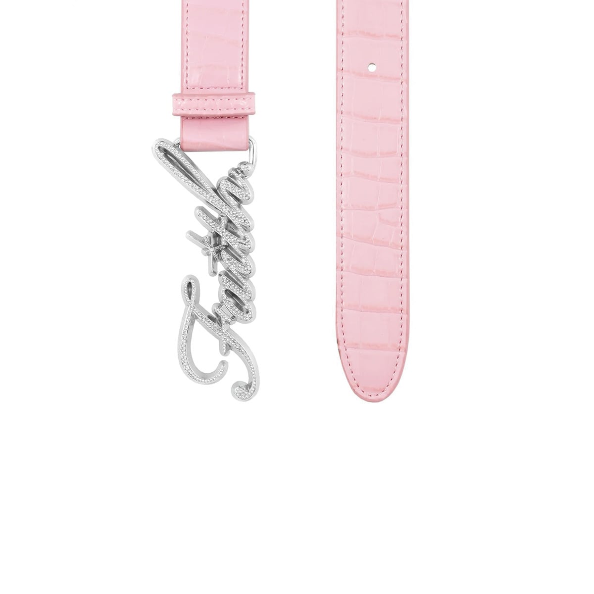 faith by luis ベルト クロコ ピンク FAITH BY LUIS / PINK CROCODILE BELT | HOLICK