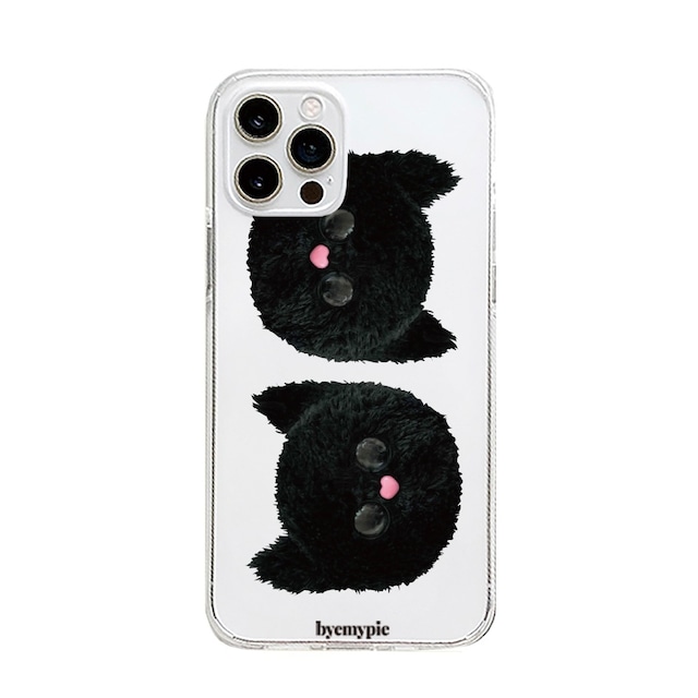 【byemypie】meow case / iphone スマホ ケース カバー  ジェリー ソフト ハード メオウ キャット キャラクター 猫 韓国雑貨