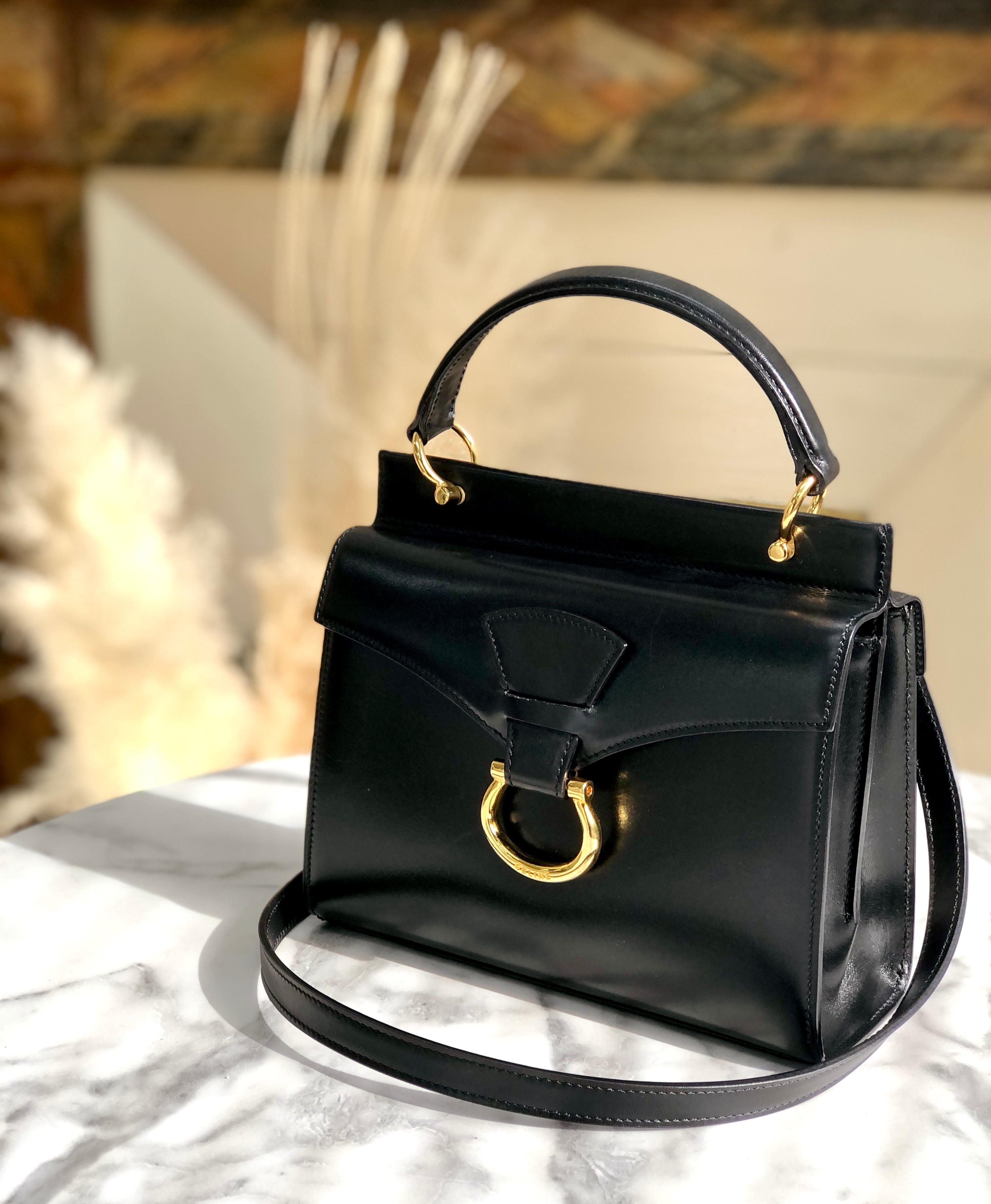 CELINE セリーヌ ホースビット レザー ダブルフェイス 2WAY ショルダー