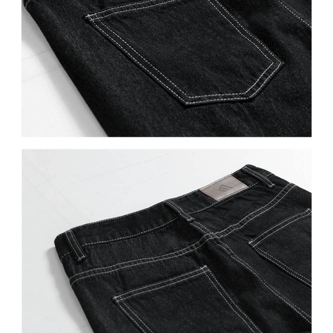 ルーズストレートインディゴデニムパンツ　MT0080050