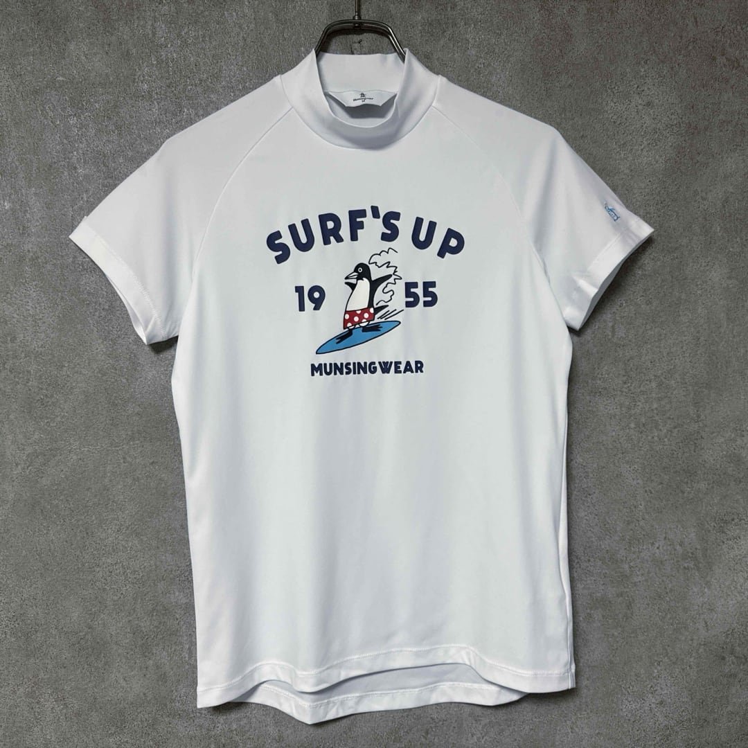 レディース】Munsingwear マンシングウェア モックネック 半袖 シャツ