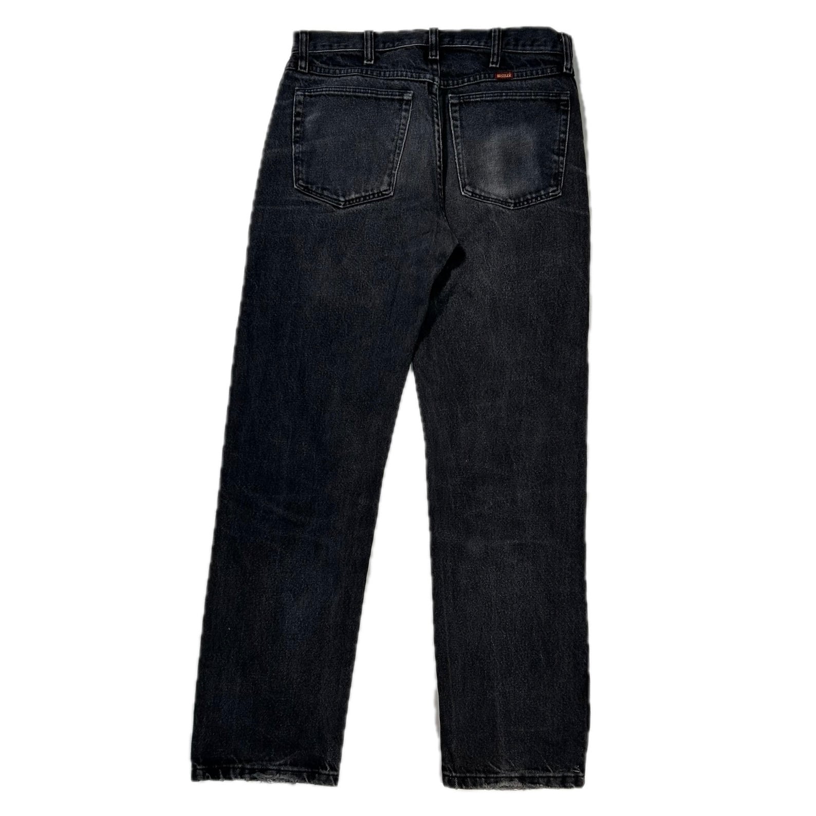 パンツ 古着 ラスラー RUSTLER ブラックデニム ストレートデニムパンツ