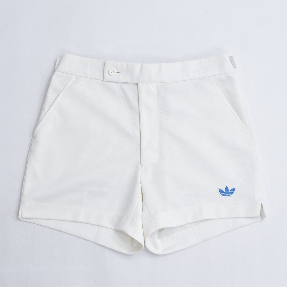 80s デサント社製 adidas アディダス トレフォイルロゴ 刺繍 テニス