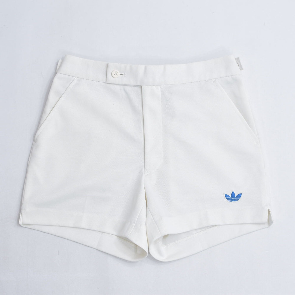 80s デサント社製 adidas アディダス トレフォイルロゴ 刺繍 テニス 